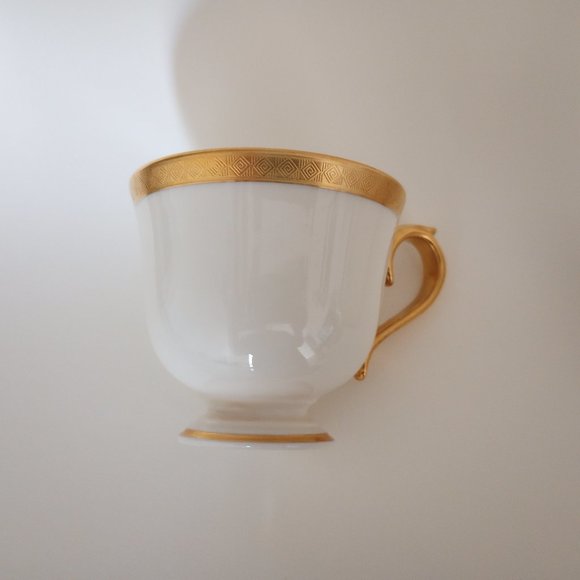 SET OF 2 FOOTED CUP - HAVERFORD HALL BY LENOX - Picture 3 of 4